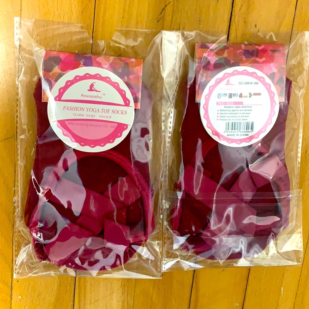 Yoga toe socks - 2 Pair!